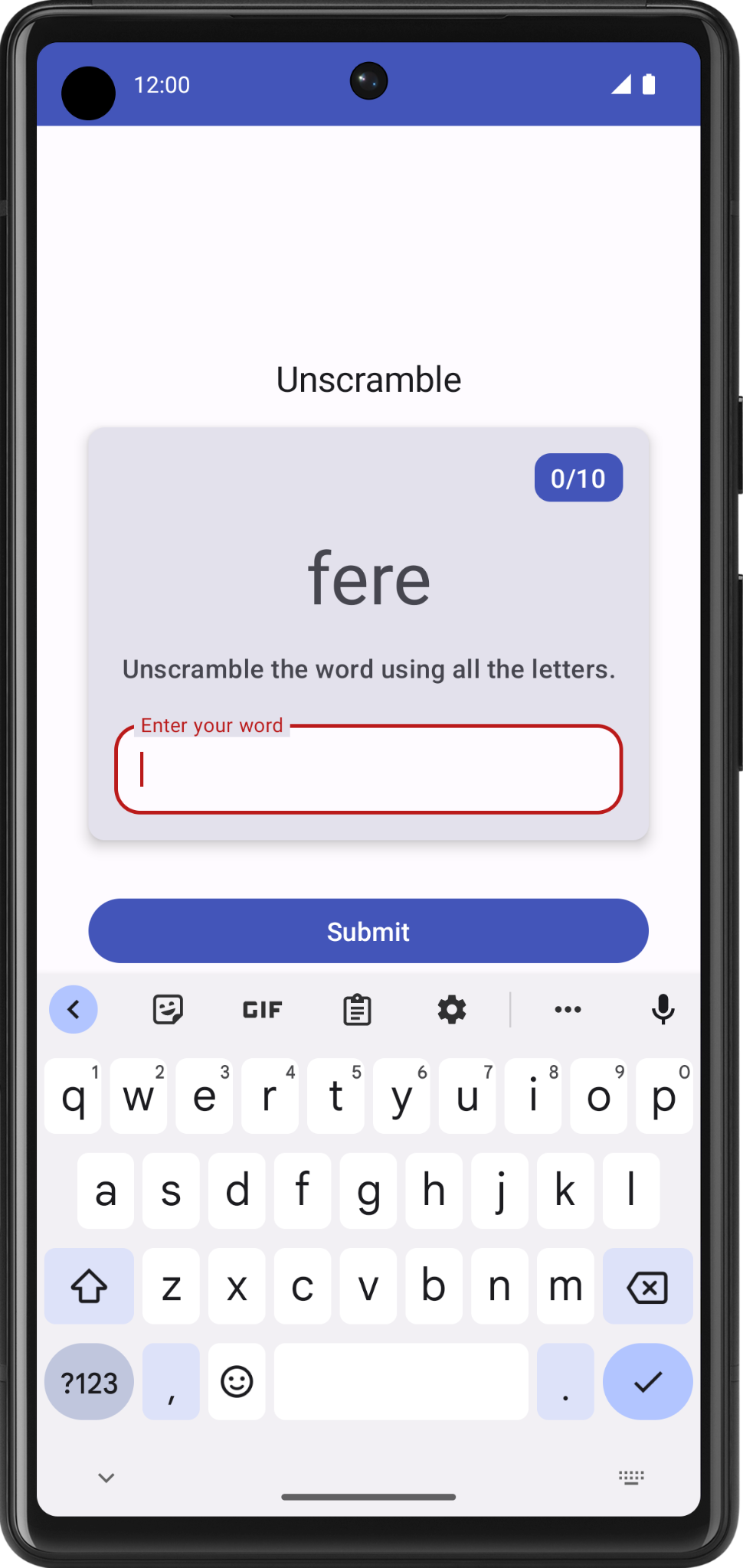 Game screen showing the error text field   a1bc55781d627b38.png