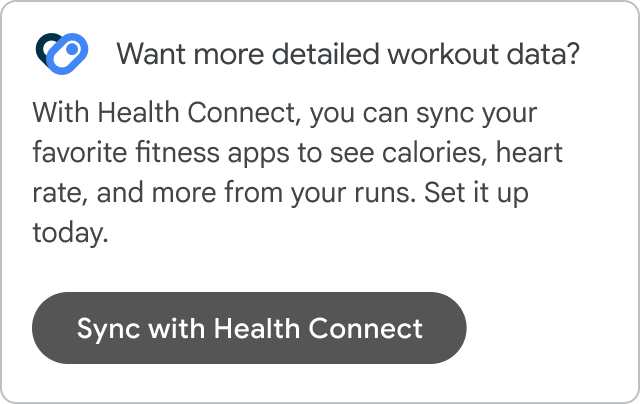 المزامنة مع Health Connect