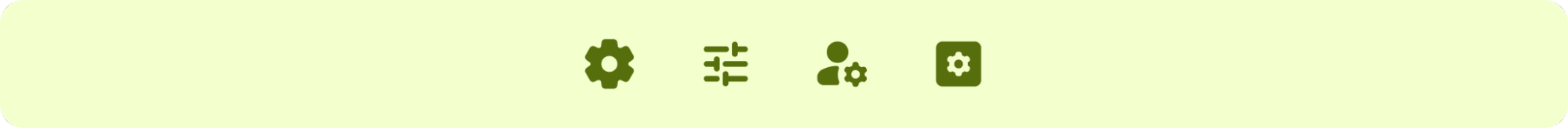 configuración en la barra del sistema