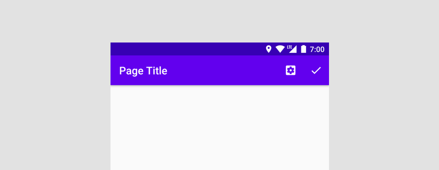 Le menu d'options contient désormais votre fragment de menu