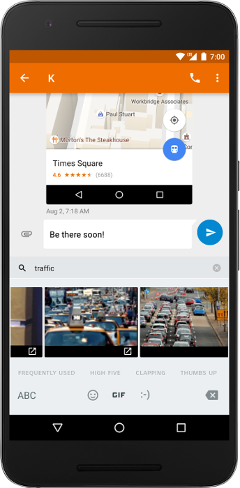 Image montrant un clavier compatible avec la recherche d'images