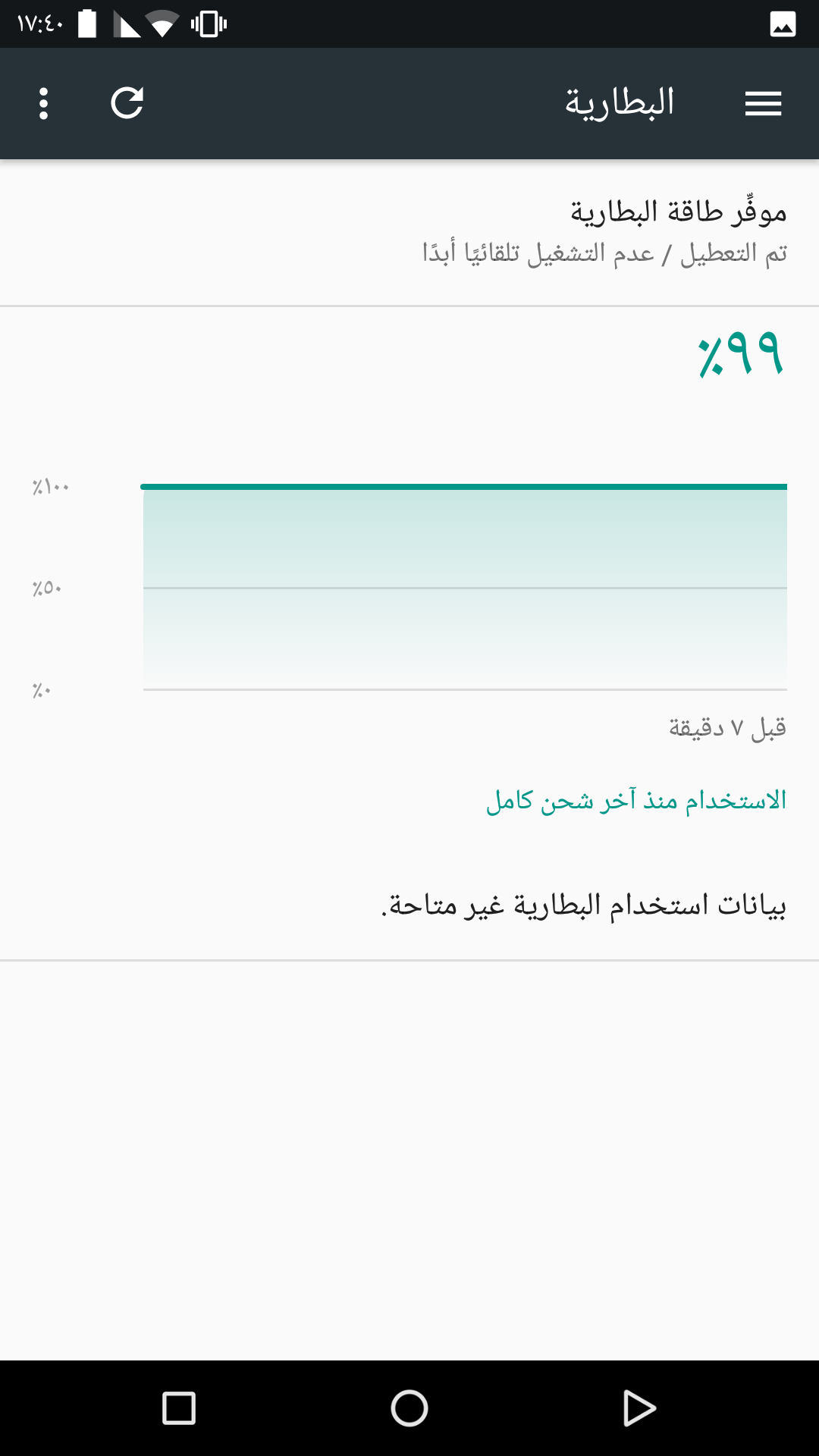 محاذاة منطقة الإشعارات لليسار بالقرب من أعلى الجانب الأيسر،
زر القائمة في شريط التطبيق بالقرب من أعلى الجانب الأيسر، سيتم عرض
في الجزء الرئيسي من الشاشة تتم محاذاة اليمين
ويظهر بدلاً من ذلك،
يكون زر الرجوع بالقرب من أسفل الجانب الأيمن ويشير إلى
اليمين