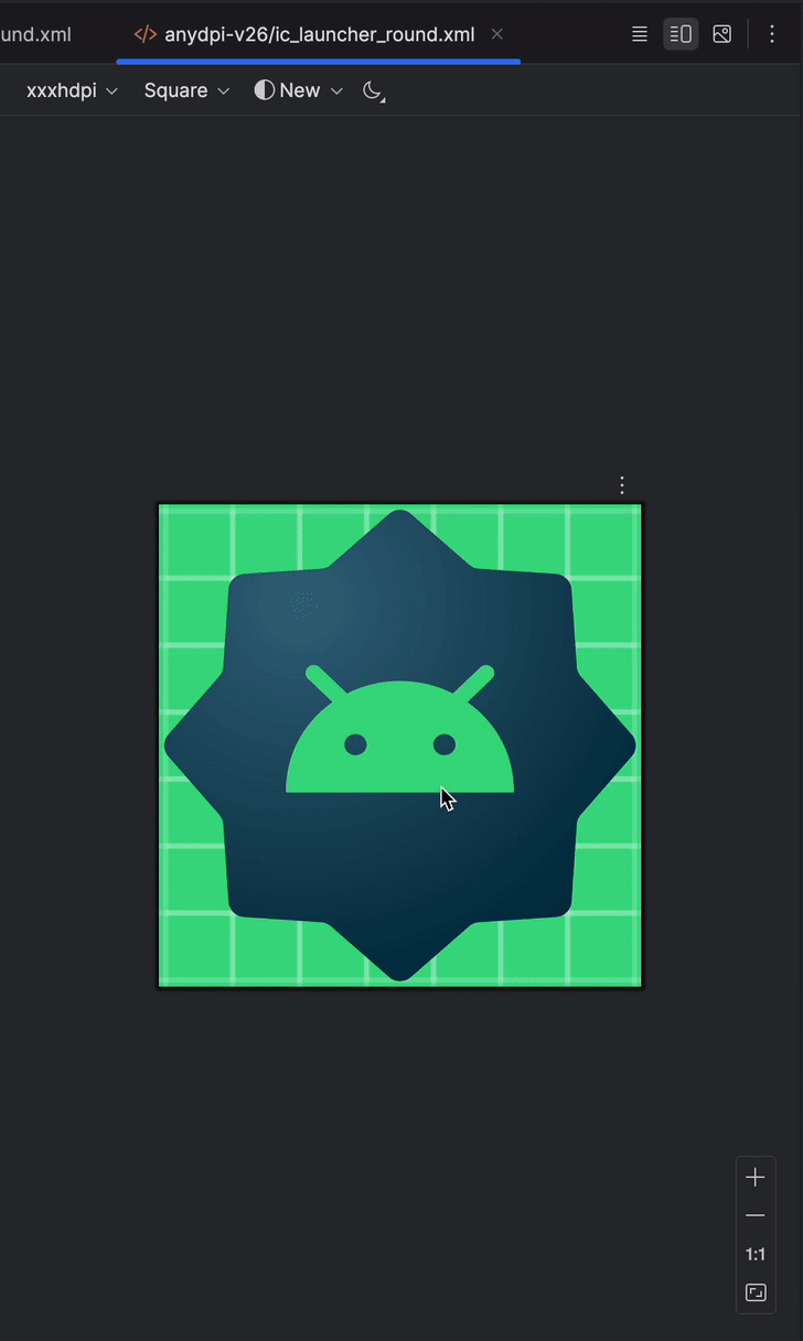 Aperçu des icônes d'application à thème