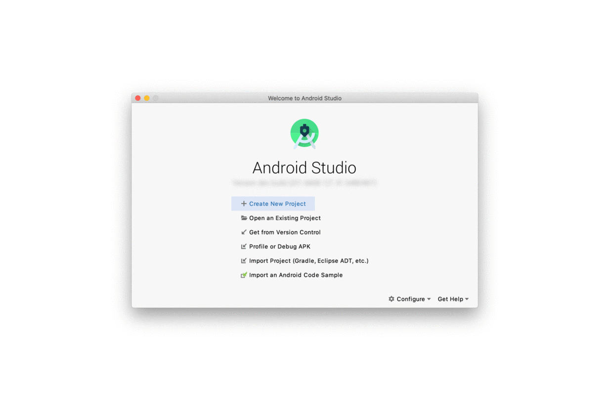 Animasyon: Android Studio&#39;da yeni Material Design özellikleriyle proje oluşturma.