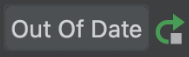 Ícone "out of date" da Edição em tempo real