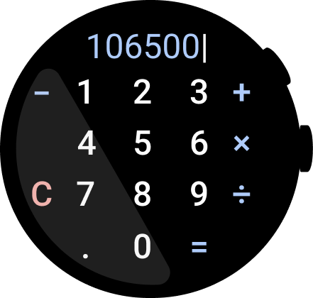 Example calculator app